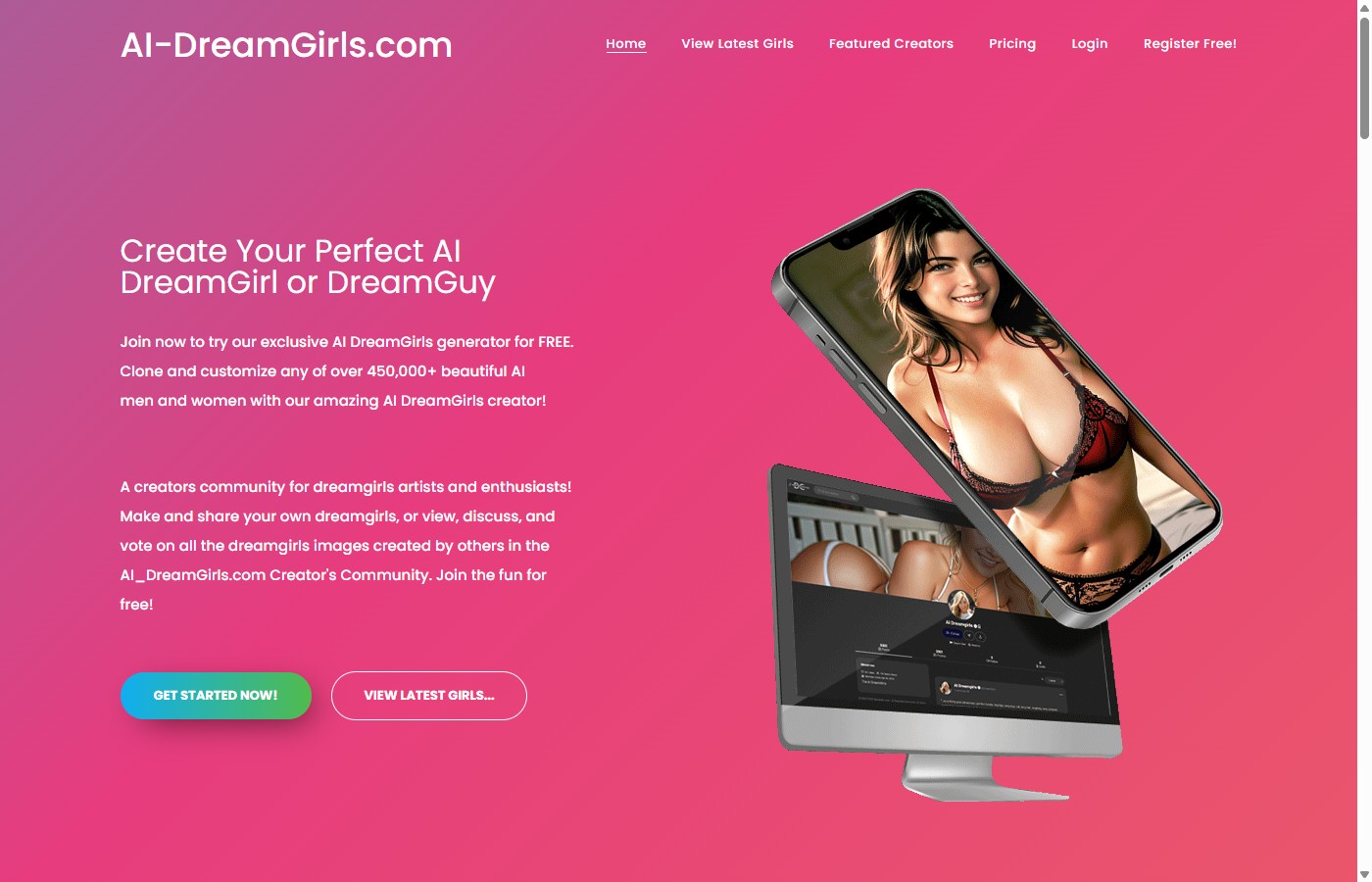 AI-Dreamgirls — Create your own AI Girlfriend