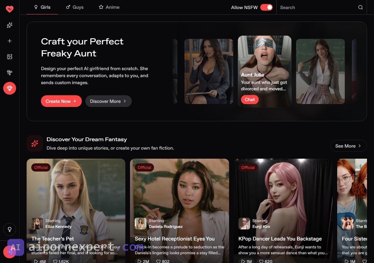 Nectar AI, Create your own AI Girlfriend