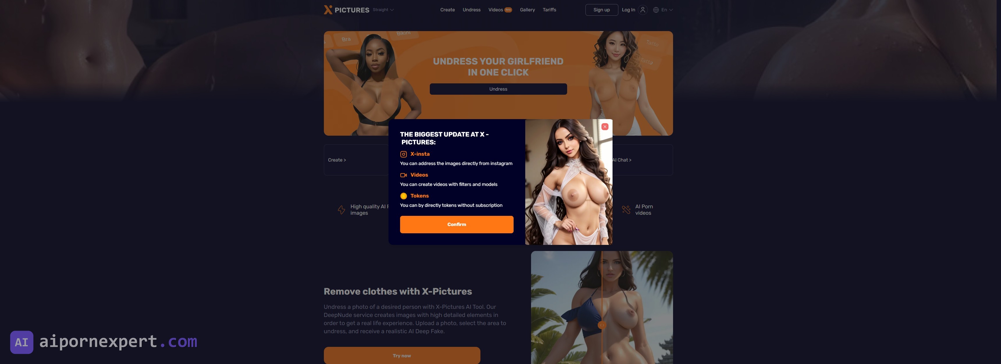 X-Pictures, Create your own AI Girlfriend